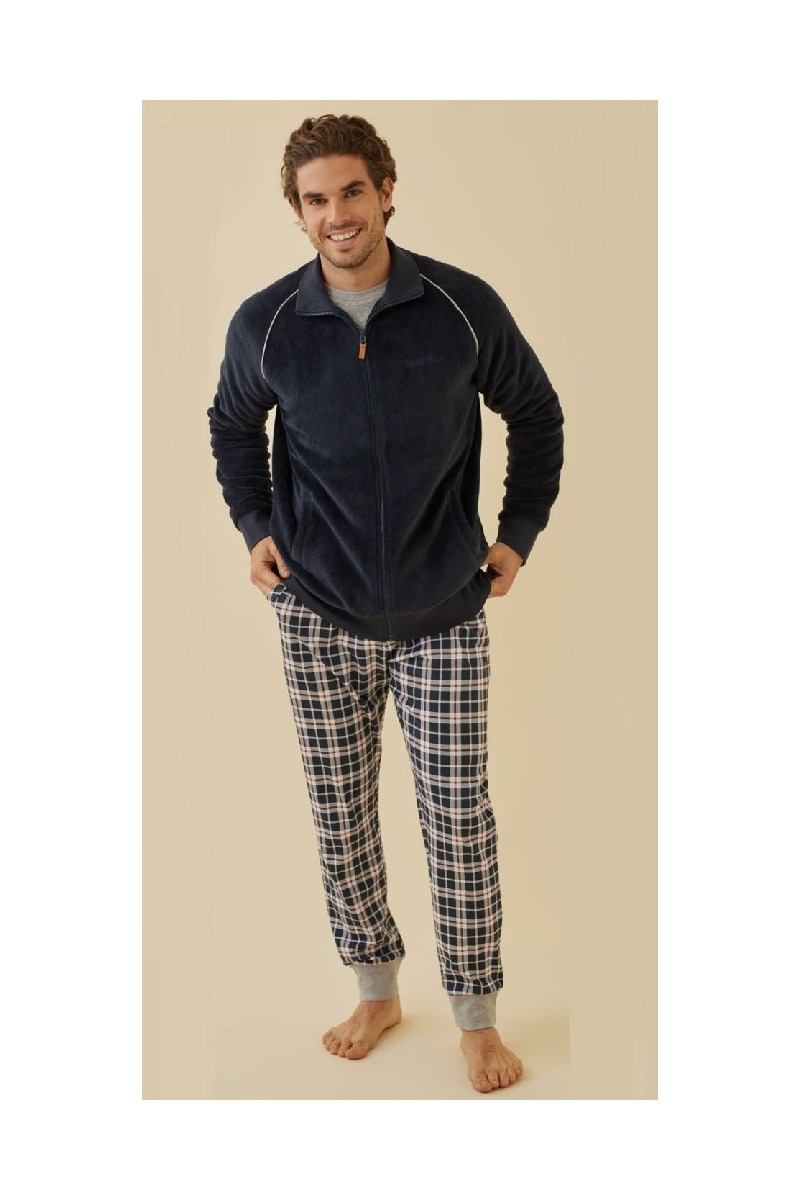 H32883 FEEL FREE CONJUNTO PIJAMA HOMBRE+CHAQUETA