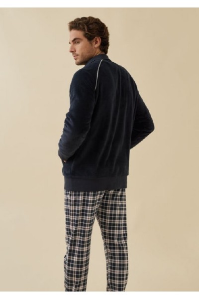 H32883 FEEL FREE CONJUNTO PIJAMA HOMBRE+CHAQUETA