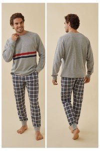 H32883 FEEL FREE CONJUNTO PIJAMA HOMBRE+CHAQUETA