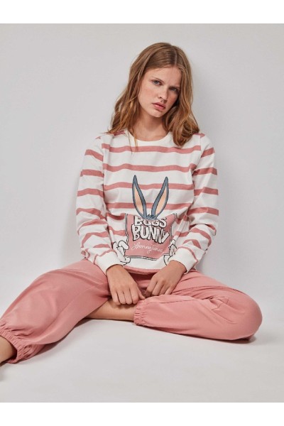 2 20237S GISELA PIJAMA MUJER BUGS BUNNY