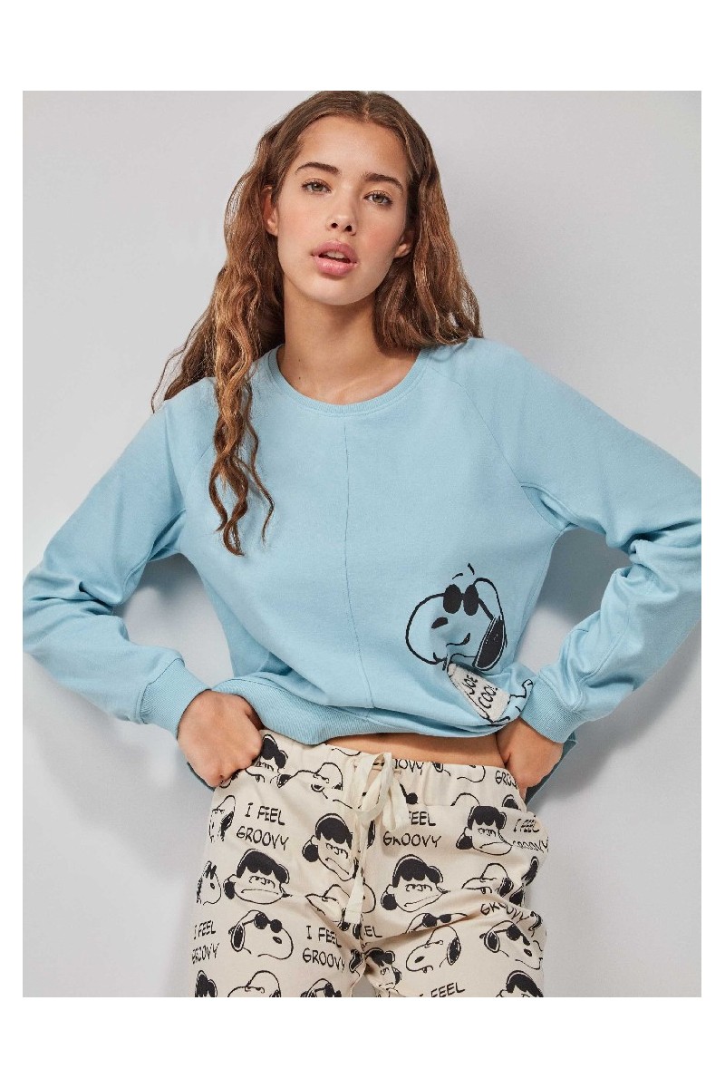 2 20224S GISELA PIJAMA MUJER SNOOPY JOE COOL