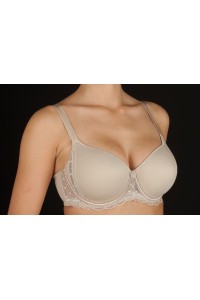 DESIRE-C SELENE SUJETADOR AROS CON RELLENO APLIQUES BLONDA