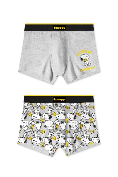 48572P SNOOPY PACK-2 BOXER HOMBRE SNOOPY CUTE