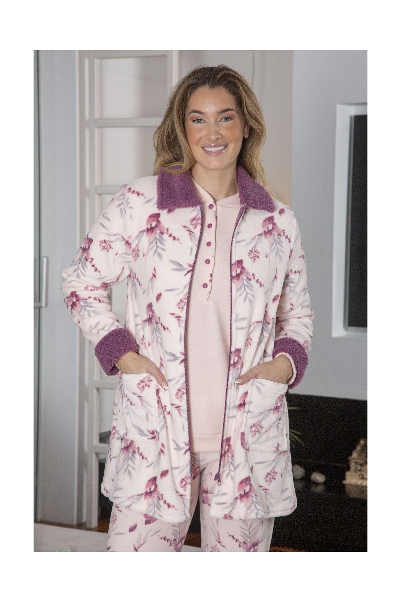 248600CR MUSLHER CHAQUETA MUJER FLORAL