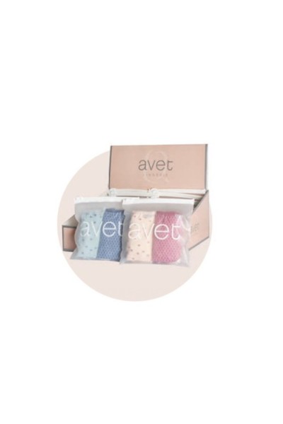 306 AVET PACK-2 BRAGA MIDI ALGODON ESTAMPADA