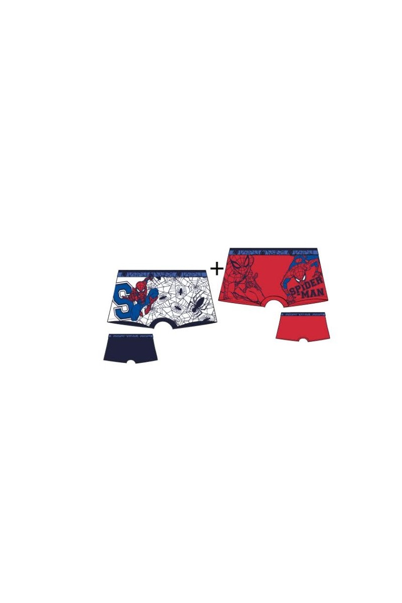 XH30046 SPIDERMAN PACK-2 BOXER NIÑO ALGODON