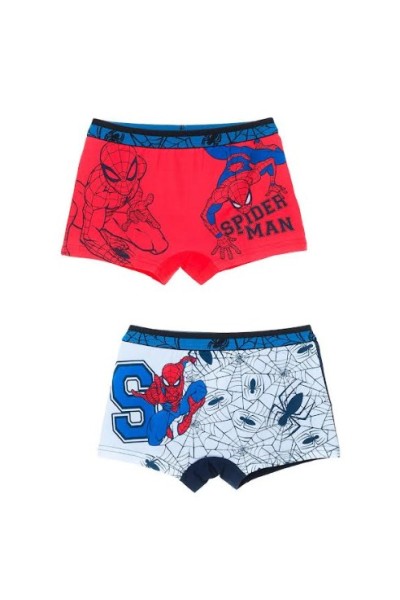 XH30046 SPIDERMAN PACK-2 BOXER NIÑO ALGODON