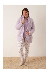 N18793 PROMISE CONJUNTO PIJAMA MUJER+CHAQUETA