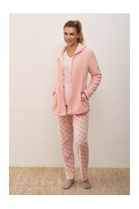 N18743 PROMISE CONJUNTO PIJAMA MUJER+CHAQUETA