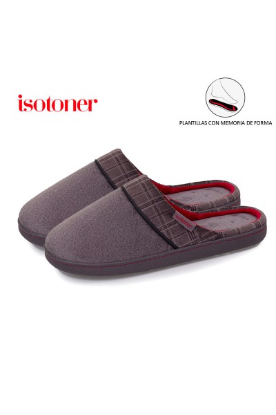 98231 AA1 ISOTONER ZAPATILLA HOMBRE CENEFA CUADROS