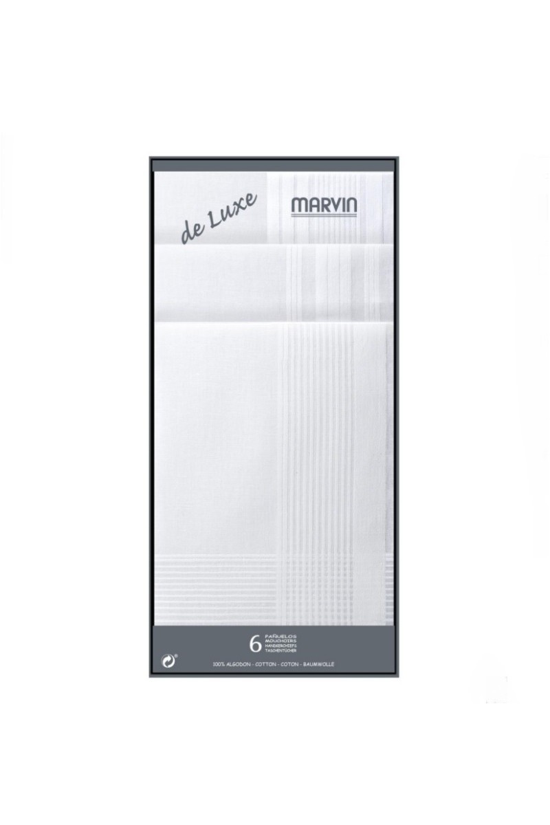 11152 P MARVIN CRYSTAL 6uds PAÑUELOS CRO 43x43
