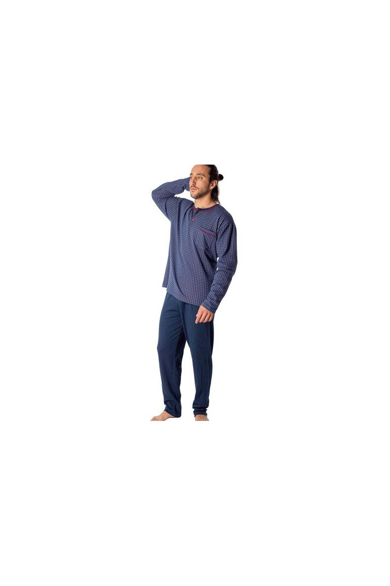 60016 DORMEN M-3XL PIJAMA HOMBRE ROMBITOS