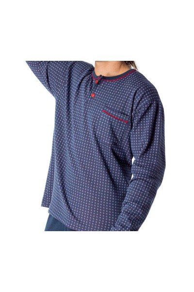 60016 DORMEN M-3XL PIJAMA HOMBRE ROMBITOS