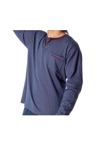 60016 DORMEN M-3XL PIJAMA HOMBRE ROMBITOS