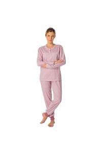 60068-L LENISS PIJAMA MUJER GEOMETRICOS