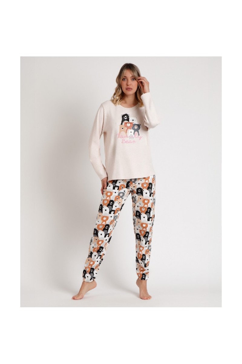 62592 ADMAS PIJAMA MUJER FAMILY BEAR