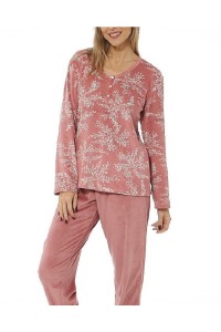 242941 FINDEL PIJAMA MUJER SPANDEX HOJAS