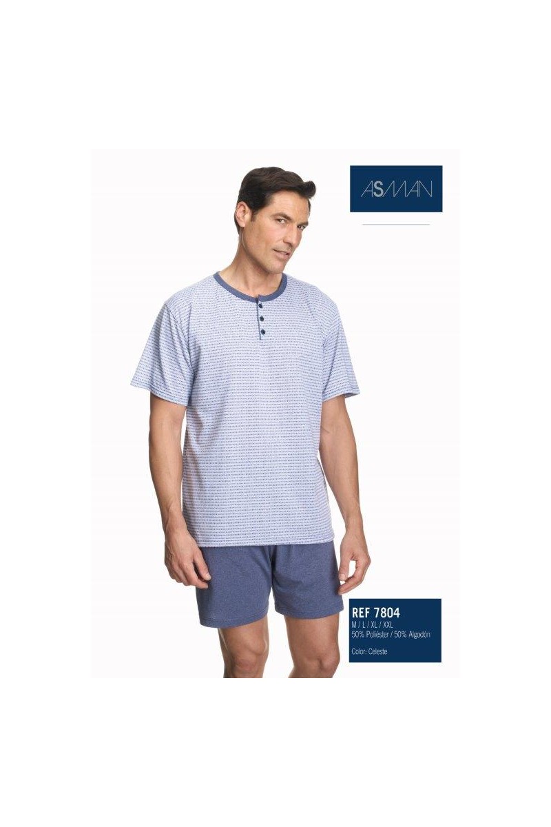 7804 ASMAN PIJAMA CORTO HOMBRE