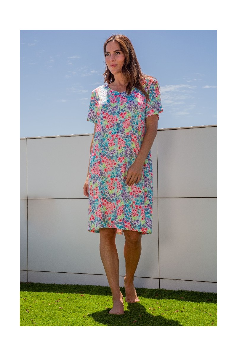 259023 MUSLHER VESTIDO MUJER FLORAL