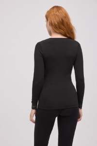 70034 YSABEL MORA CAMISETA TERMICA MUJER PICO ENCAJE