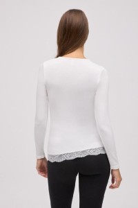 70033 YSABEL MORA CAMISETA TERMICA MUJER ENCAJE