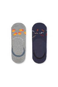 0213500 SOXLAND PACK-2 PINKI HOMBRE CIRCULOS ZIG ZAG