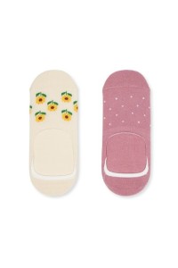 0213520 SOXLAND PACK-2 PINKY MUJER GIRASOLES TOPOS