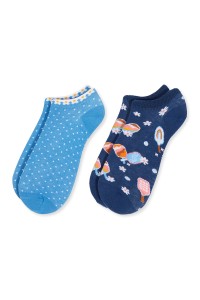0213521 SOXLAND PACK-2 CALCETIN INVISIBLE MUJER FANTASIA
