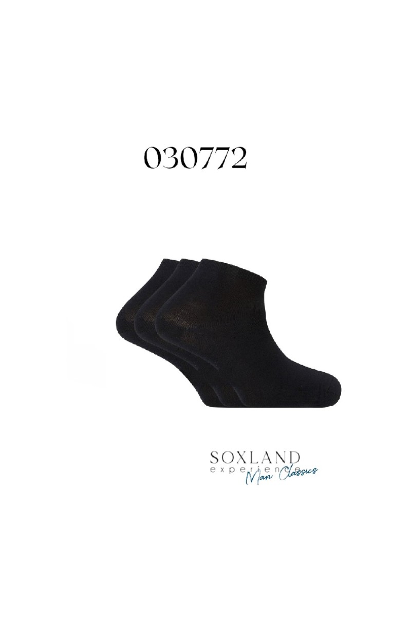 030772 SOXLAND PACK-3 CALCETIN INVISIBLE HOMBRE LISO 030772 SOXLAND PACK-3 CALCETIN INVISIBLE HOMBRE LISO