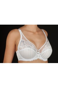 MARILUZ-E SELENE SUJETADOR JACQUARD ENCAJE AROS SIN RELLENO