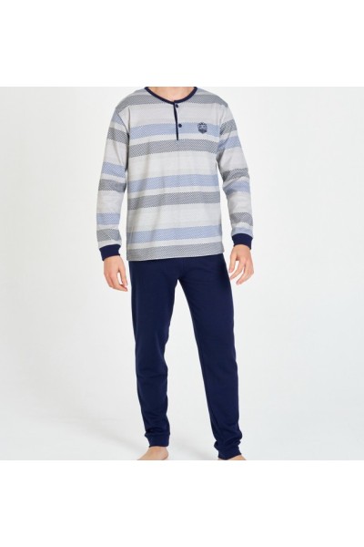 7503 RUIPEREZ M-3XL PIJAMA HOMBRE RAYAS PUNTOS