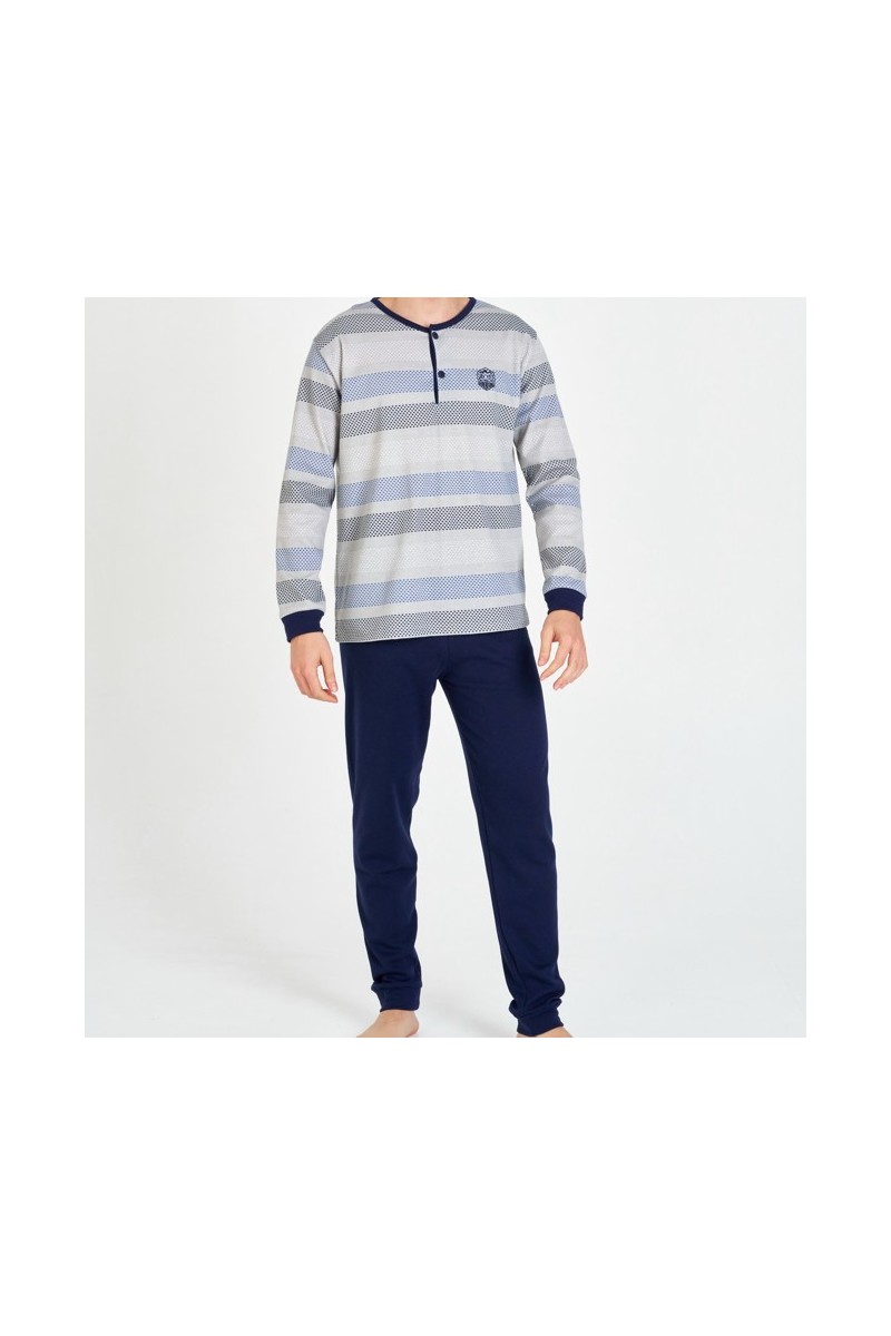 7503 RUIPEREZ M-3XL PIJAMA HOMBRE RAYAS PUNTOS 7503 RUIPEREZ M-3XL PIJAMA HOMBRE RAYAS PUNTOS