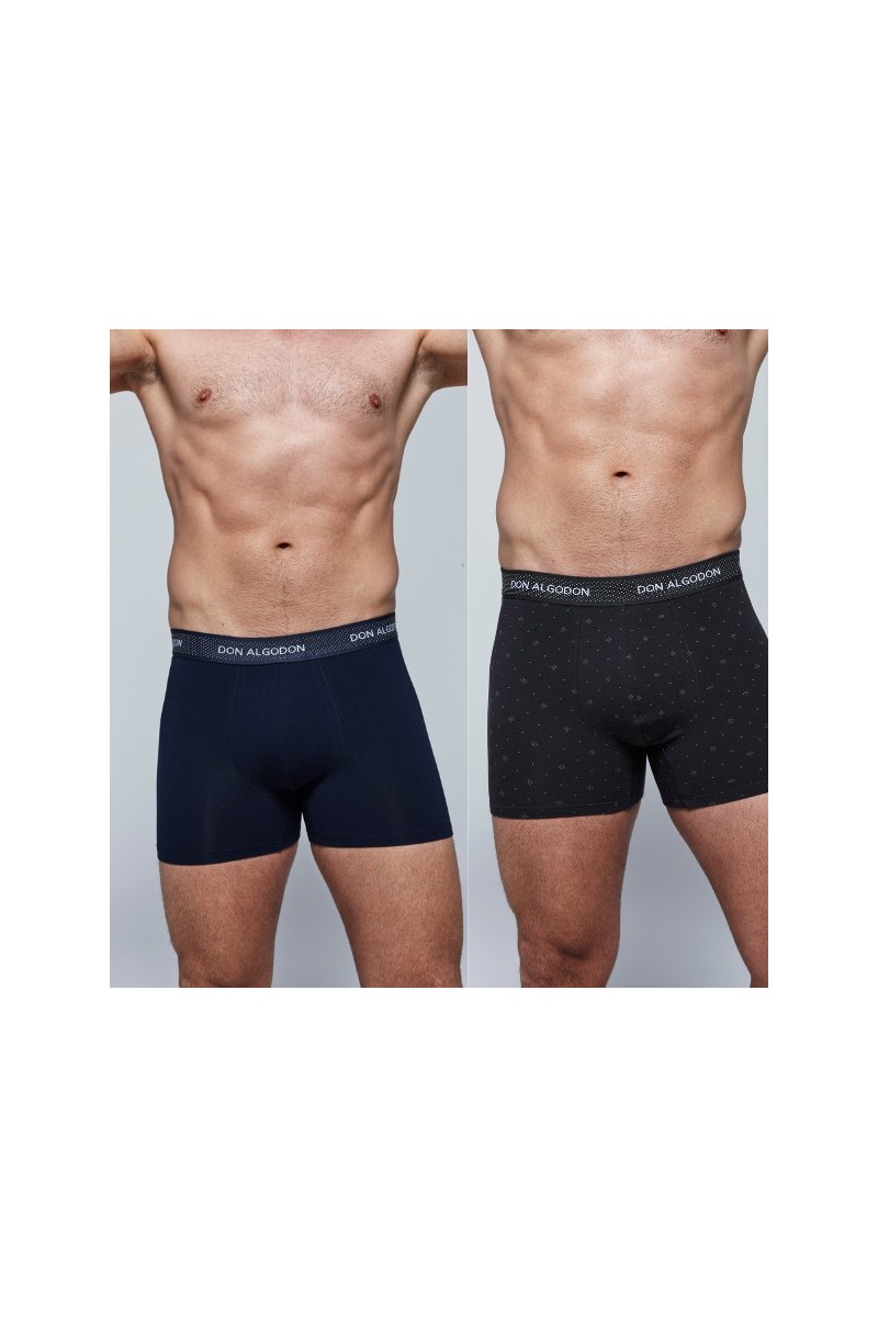 PB709 DON ALGODON PACK-2 BOXER HOMBRE FANTASIA GOMA VISTA PB709 DON ALGODON PACK-2 BOXER HOMBRE FANTASIA GOMA VISTA