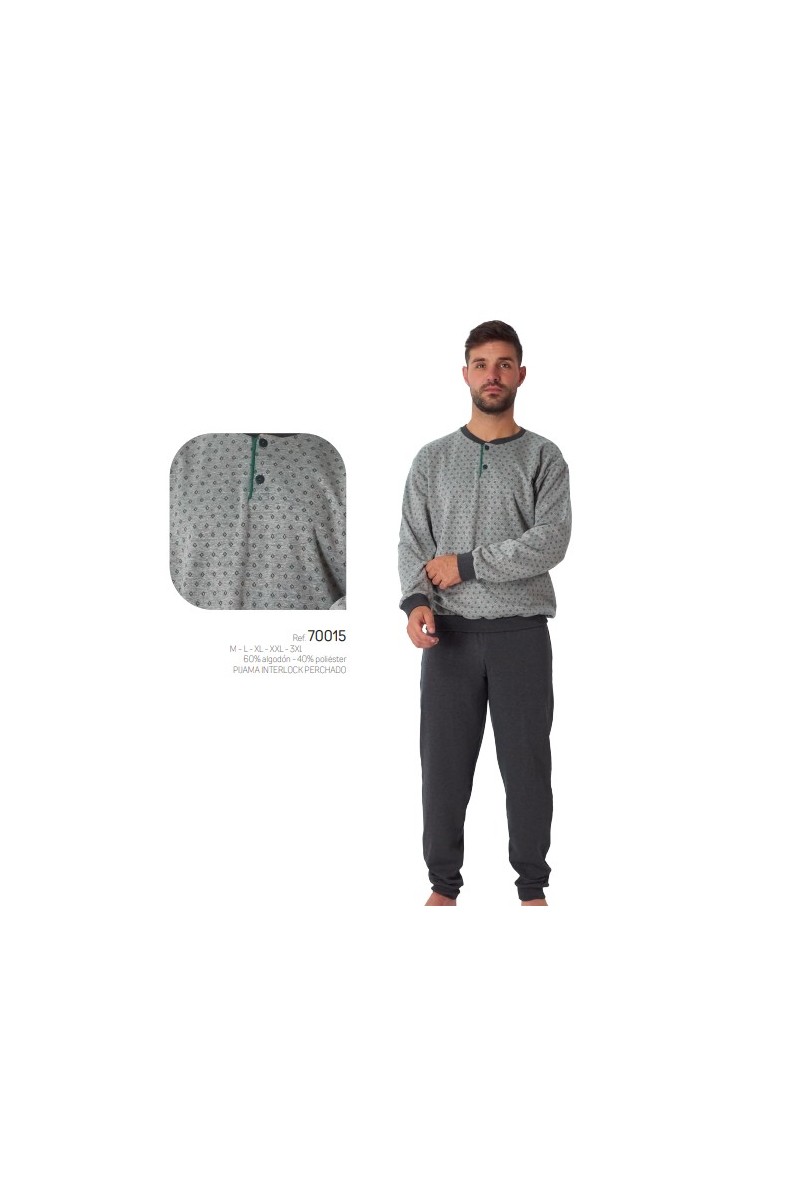 70015 DORMEN M-3XL PIJAMA HOMBRE ROMBITOS 70015 DORMEN M-3XL PIJAMA HOMBRE ROMBITOS