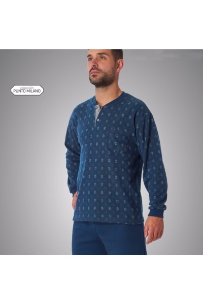 70019 DORMEN M-3XL PIJAMA HOMBRE ESTAMPADO