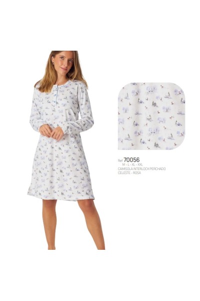 70056 LENISS CAMISOLA MUJER MOTIVOS INVIERNO