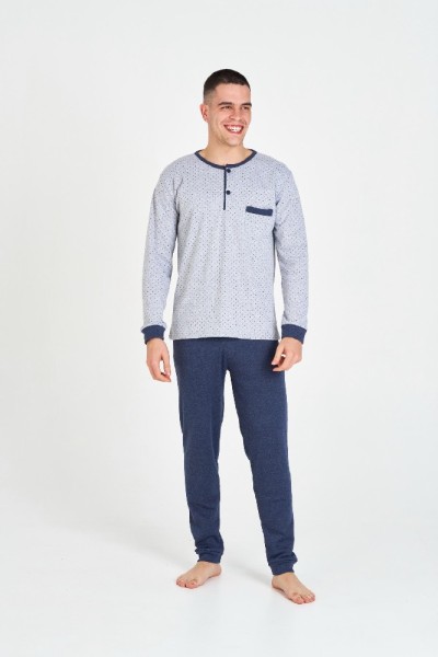 7509 RUIPEREZ M-3XL PIJAMA HOMBRE ROMBITOS