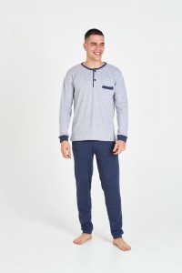 7509 RUIPEREZ M-3XL PIJAMA HOMBRE ROMBITOS
