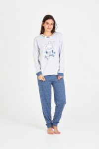 7553 RUIPEREZ PIJAMA MUJER MUÑECO NIEVE