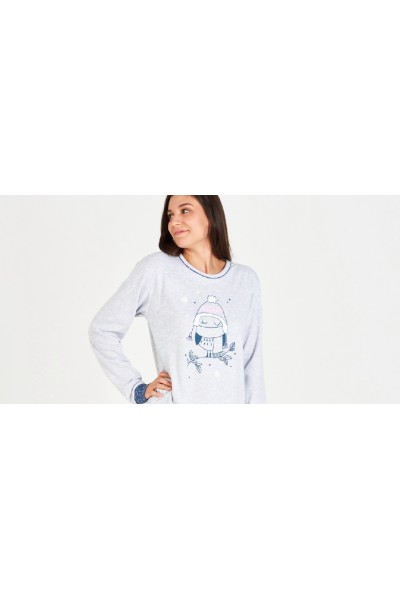 7553 RUIPEREZ PIJAMA MUJER MUÑECO NIEVE