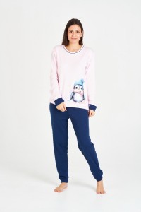 7545 RUIPEREZ PIJAMA MUJER PINGÜINO