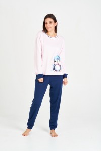 7545 RUIPEREZ PIJAMA MUJER PINGÜINO