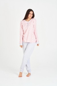 7536 RUIPEREZ M-3XL PIJAMA MUJER NUBES