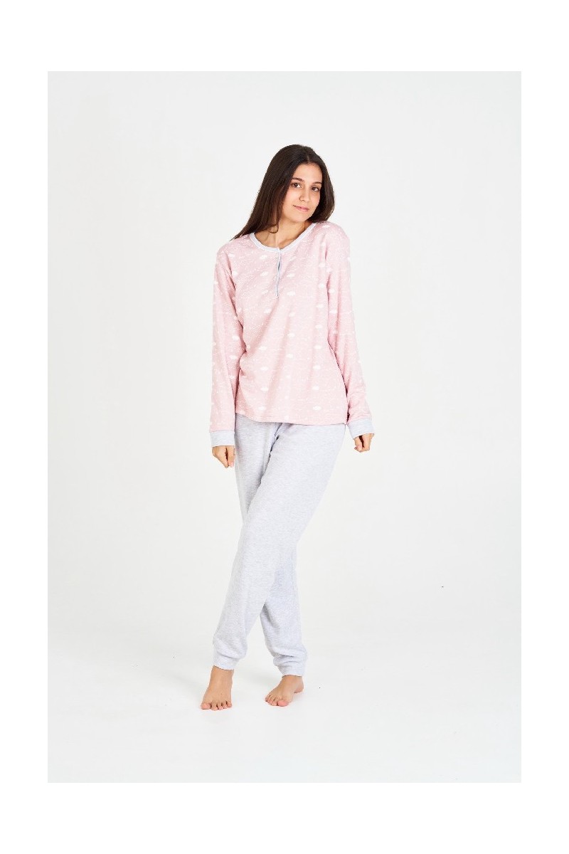 7536 RUIPEREZ 4XL PIJAMA MUJER NUBES