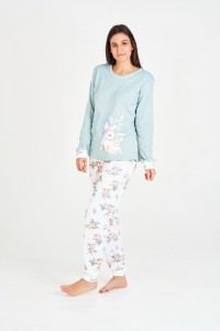 7550 RUIPEREZ PIJAMA MUJER ARDILLA FLORES