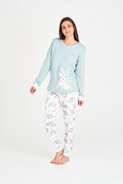 7550 RUIPEREZ PIJAMA MUJER ARDILLA FLORES