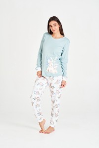 7550 RUIPEREZ PIJAMA MUJER ARDILLA FLORES