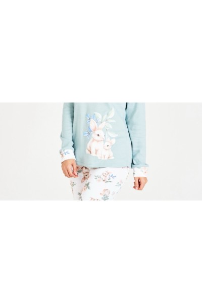 7550 RUIPEREZ PIJAMA MUJER ARDILLA FLORES