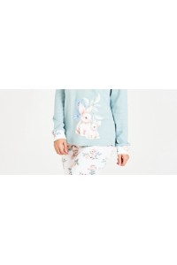 7550 RUIPEREZ PIJAMA MUJER ARDILLA FLORES