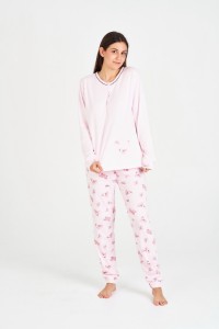 7538 RUIPEREZ 4XL PIJAMA MUJER FLORAL BOLSILLO
